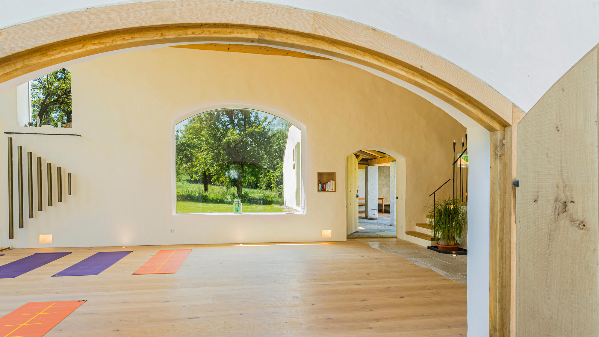 Eingang zum Yoga-Haus